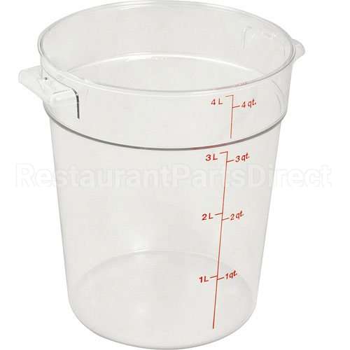 CAMRFSCW4135 Compatible Cambro Container Clear Rd 4Qt