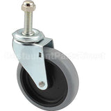 CAS41TH Compatible Lockwood Caster, Stem, 4", 1/2-13, Black