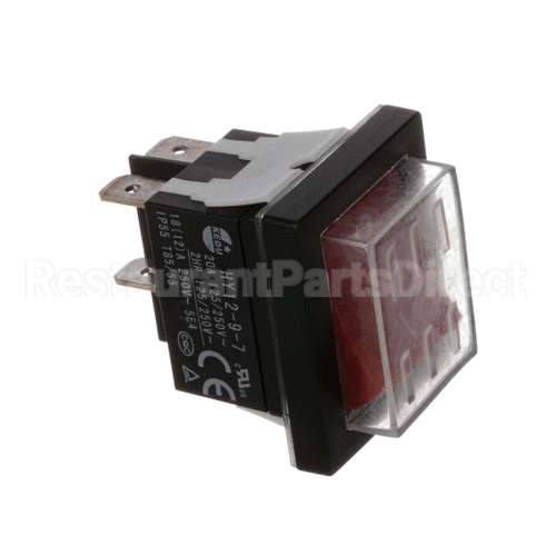 CFD1RR-25 Spartan Refrigeration Power Switch Red
