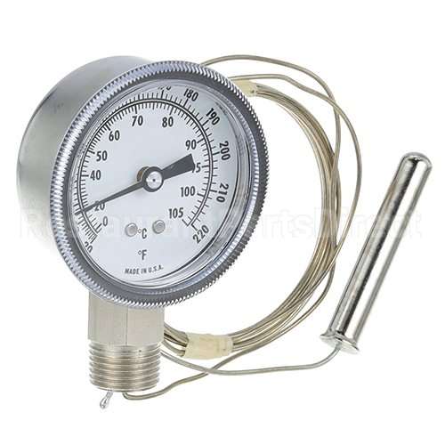 CHA100125 Compatible Midwest Appliance Parts Thermometer2-7/8, 20-220F, 1/2 Mpt
