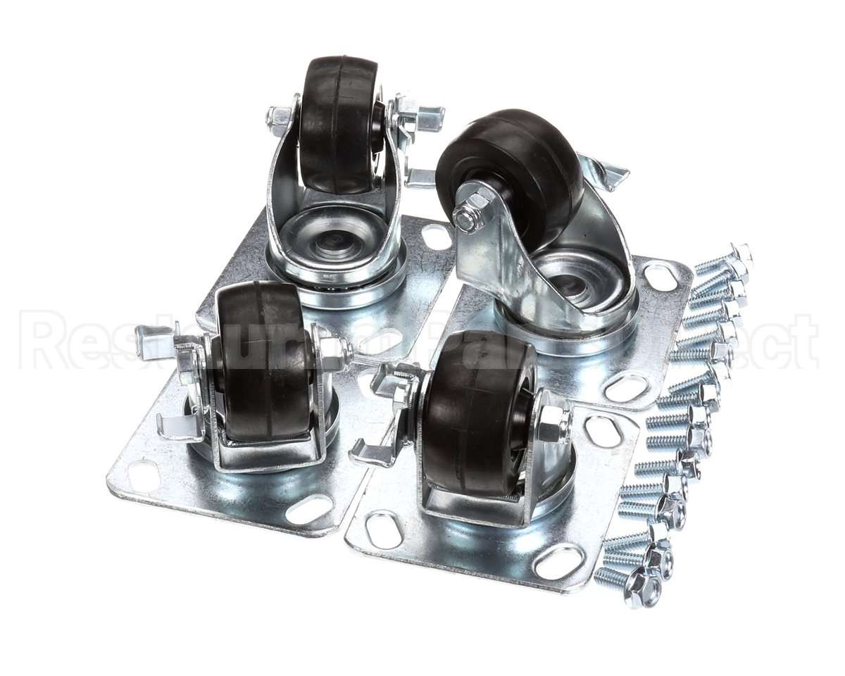 CK11 Traulsen Caster Kit - Four 3.625In Plat