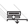 CNT2-717 Compatible Continental Gasket, Drawer - 11-1/4" X 22-3/4"