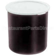 CP27-110 Compatible Cambro Crock W/Lid 2.7Qt -110 Black