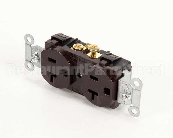 CR20 Hubbell Lighting Duplex Receptacle Brown