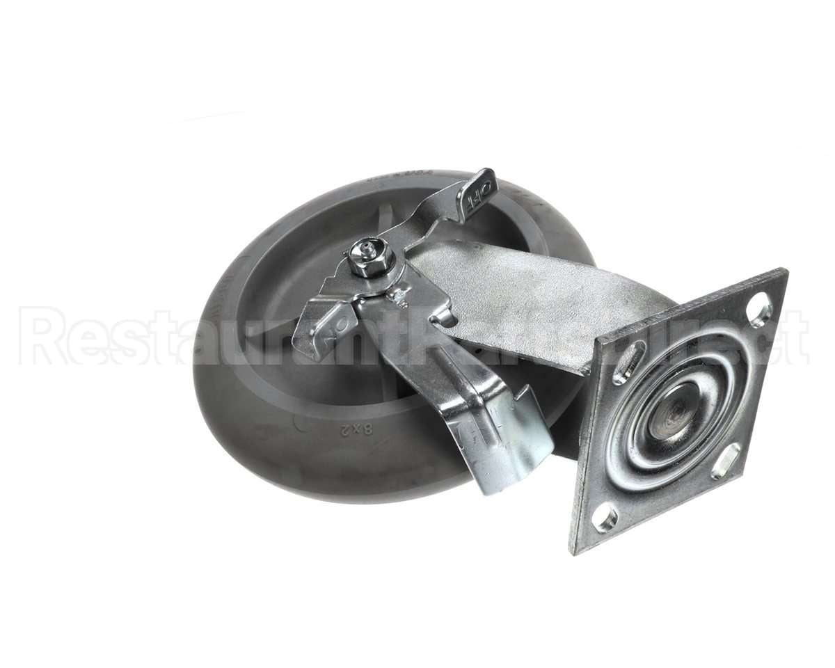 CSTR8SB-5 Food Warming Caster 8 Swivel Brake Multi-Terr