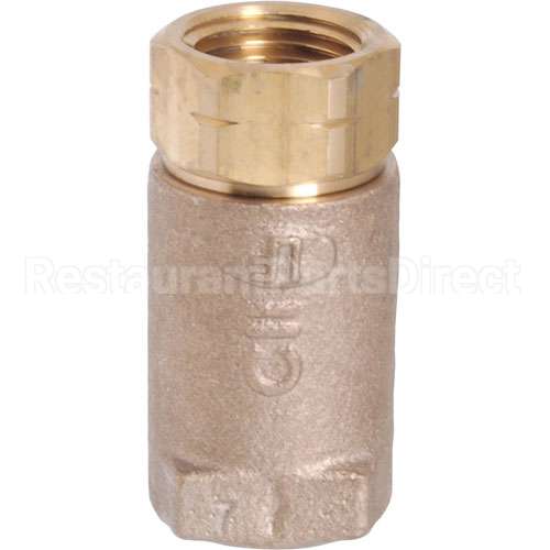 CVV1-2 Compatible TS Brass Checkvalve, 1/2 Npt Female, Horizontal