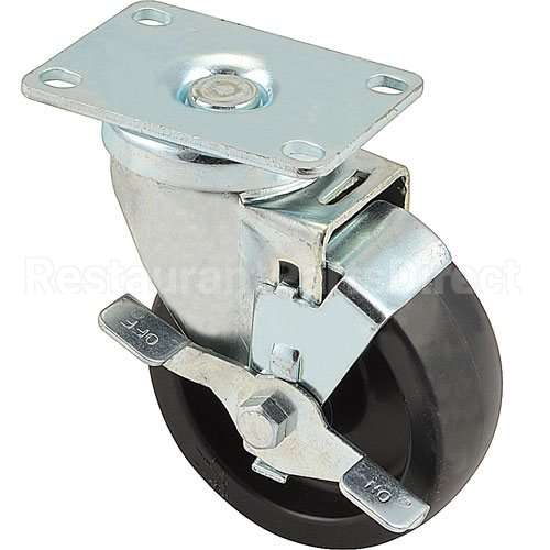 DEL3234180 Compatible Delfield Caster, 4, Plate, Swvl, Brk