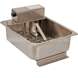 DM10W1D Compatible Fisher Faucet Evaporator, 7.5 Qt, 20Ga S/S