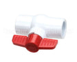 DOP00008 Delfield Valve,1Dia,Pvc,Ball