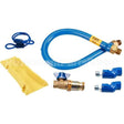 DOR16100KITCF2SPS48 Compatible Dormont Kit, Gas Hose, 1"X48", W/Sftyset