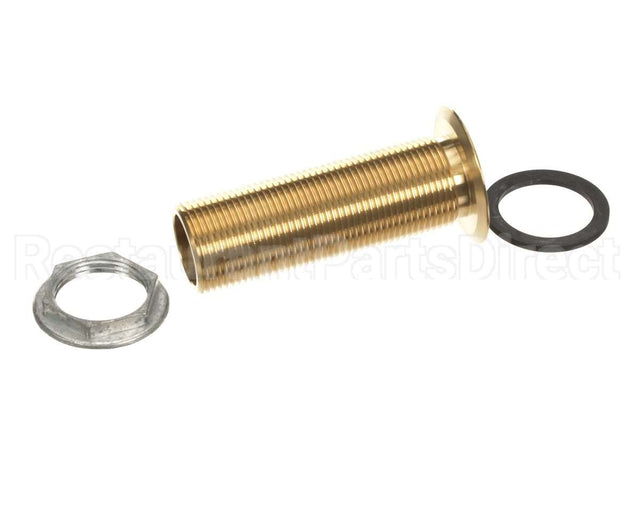 DR-37785 Alto Shaam Drain Brass W/Fl Lcknut 1"
