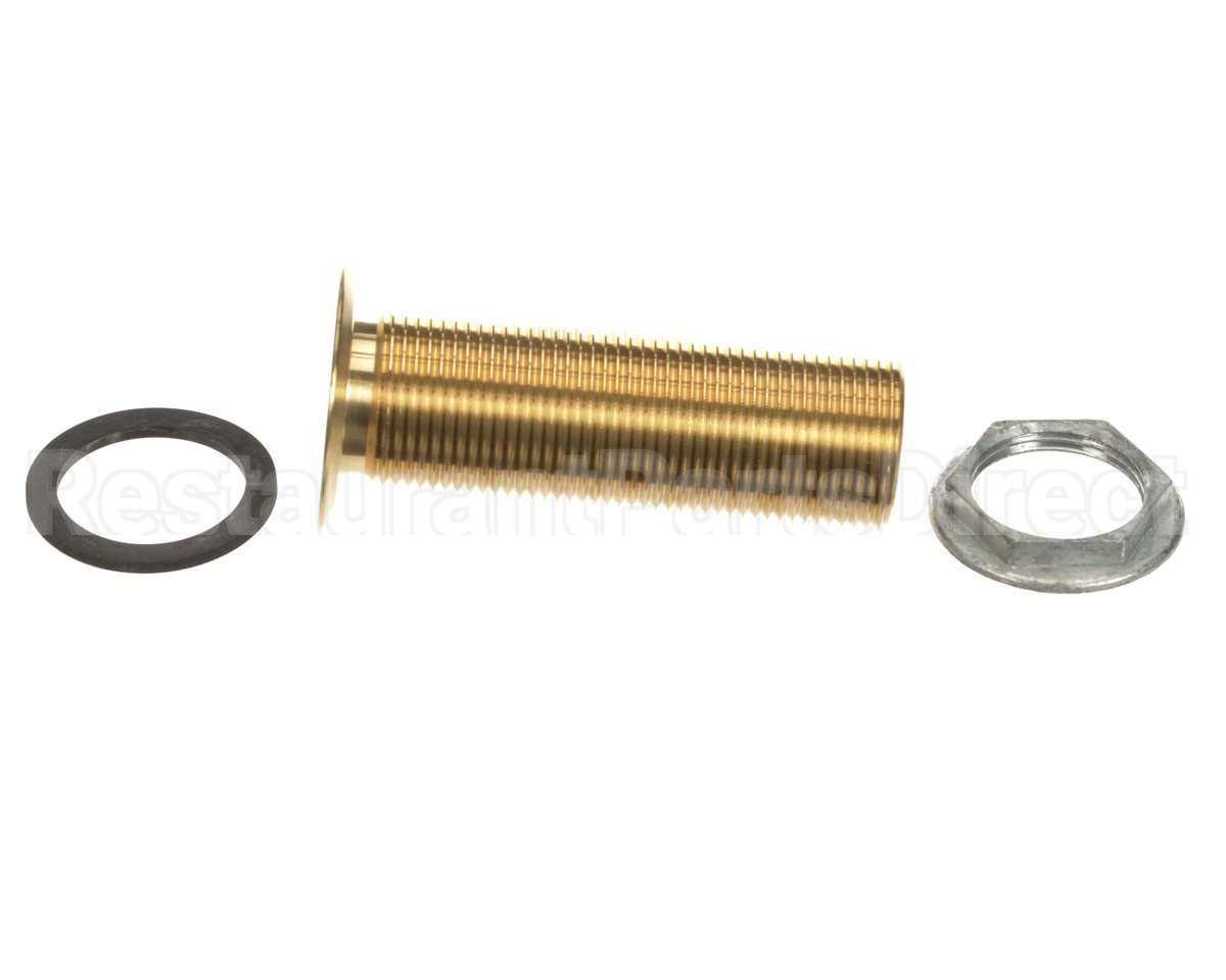 DR-37785 Alto Shaam Drain Brass W/Fl Lcknut 1"