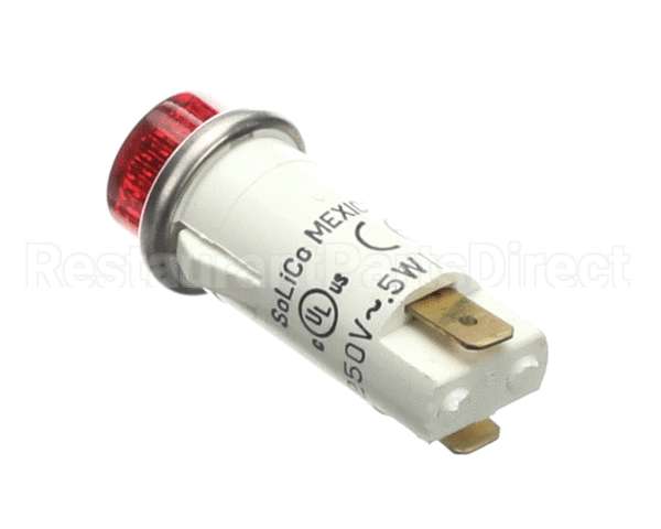 E-6-32 H&K International Pilot Light,250V 1/3Watt, Red,