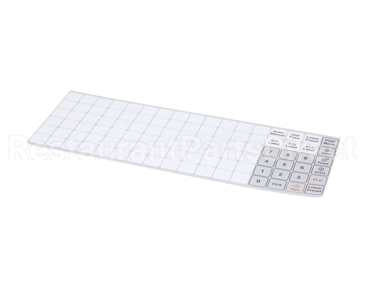E00826 Globe Overlay, W/ Blank Keys