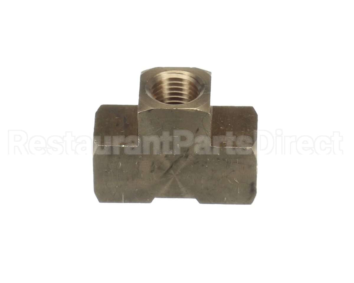 F020 Edlund Fitting, 1/4 Npt Brass Tee (Vm