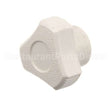 F0262 Frosty Factory Knob, Faceplate, White.