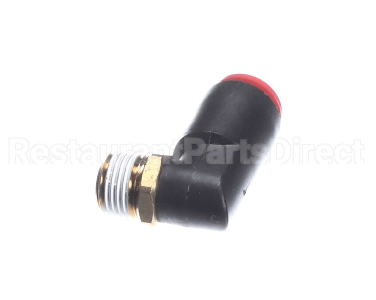 F033 Edlund Fitting,Shrt1/4Odpush-In 90 De