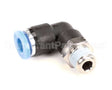 F037 Edlund Fitting,90 Deg.1/4Od Push-In-1