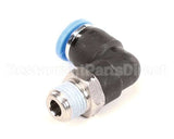F037 Edlund Fitting,90 Deg.1/4Od Push-In-1