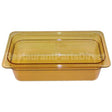 FG217P00AMBR Compatible Rubbermaid Hot Pan 1/3 X 4-150 Amber