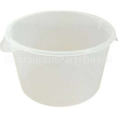 FG572624CLR Compatible Rubbermaid Container, 12Qt Round (Clear) Lemonade