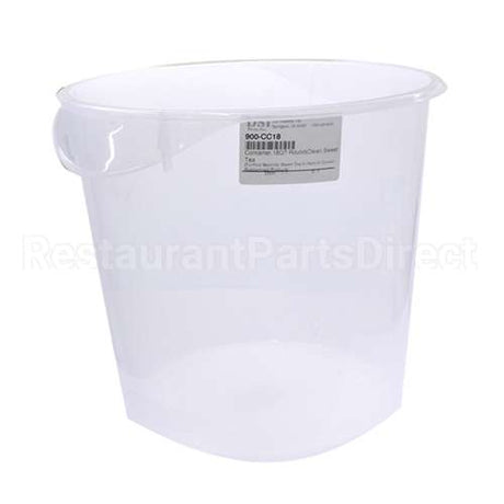 FG572724CLR Compatible Rubbermaid Container, 18Qt Round (Clear) Sweet Tea
