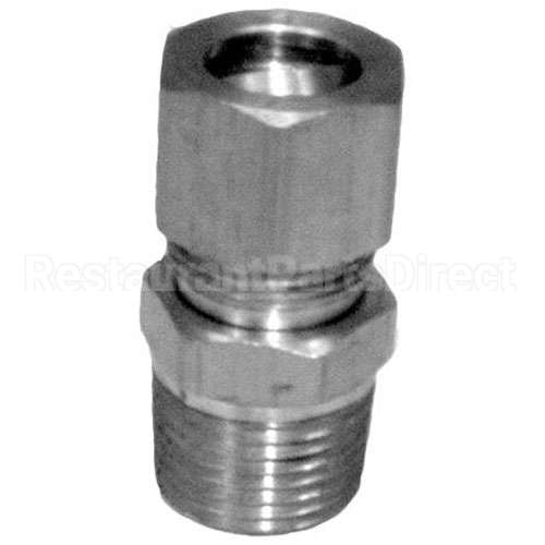 FP-085-42 Compatible Hobart Adapter 7/16 Tube X 3/8 Mpt