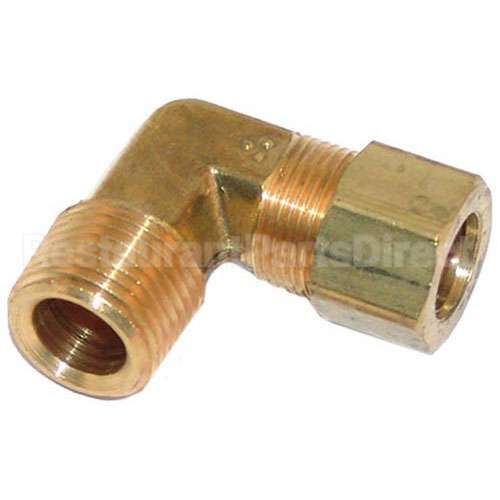 FP-085-68 Compatible Hobart Adapter 7/16 Tube X 3/8 Mpt, El