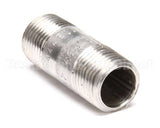 FT0232 Bki Nipple, 1/2 X 2, Ss 304