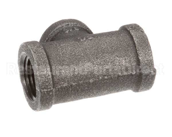 FT0538 Bki Tee, 1/2 X 1/2 X 3/8, Black