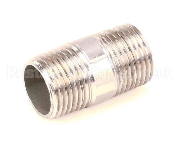 FT0619 Bki Nipple, 1/2 X 1-1/2 Lg, Ss 304