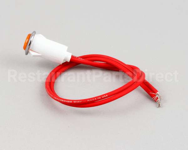 G01296-2 Garland Pilot Amber 250V Neon Round