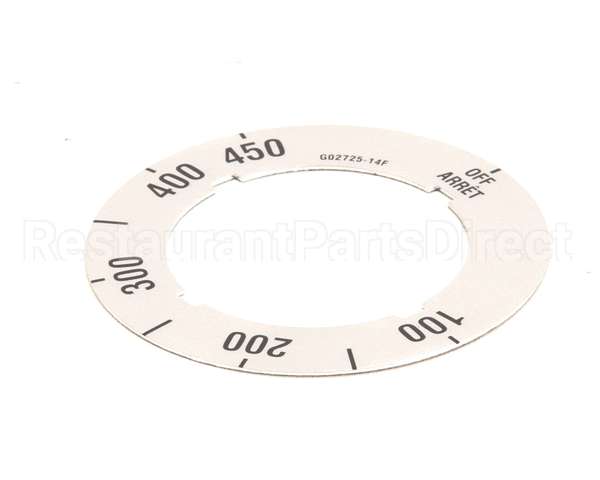 G02725-14 Garland Dial Insert (Off/100F/450F)