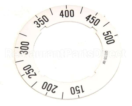 G02725-16 Garland Dial Insert (150F/500F)