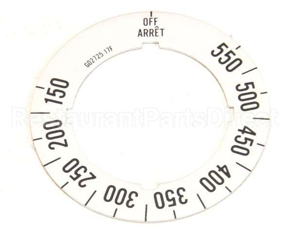 G02725-17 Garland Dial Insert (Off/150F/550F)