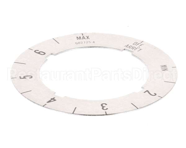 G02725-4 Garland Dial Insert (Off/Min/2-6/Max)