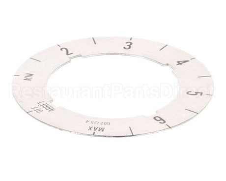 G02725-4 Garland Dial Insert (Off/Min/2-6/Max)