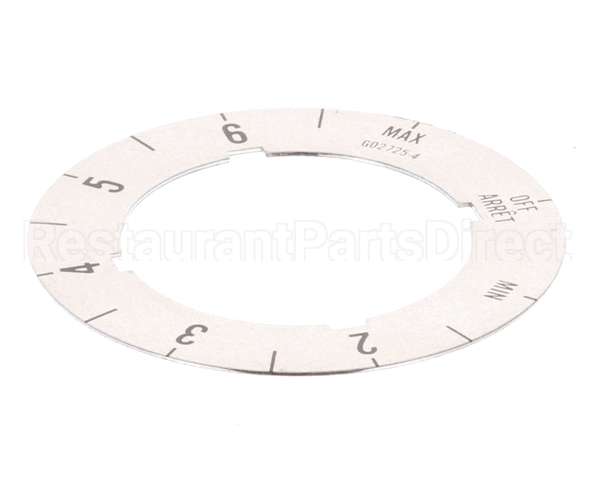 G02725-4 Garland Dial Insert (Off/Min/2-6/Max)