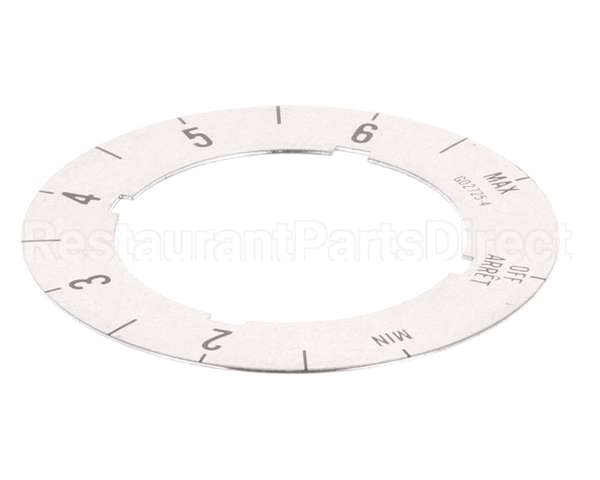 G02725-4 Garland Dial Insert (Off/Min/2-6/Max)