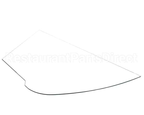 GL-26035 Alto Shaam Glass,End,3/16,Clear,Tempered