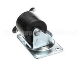 H-20-02 H&K International Caster,2Zp,Brbr,Plte,Swivel,Sb,N