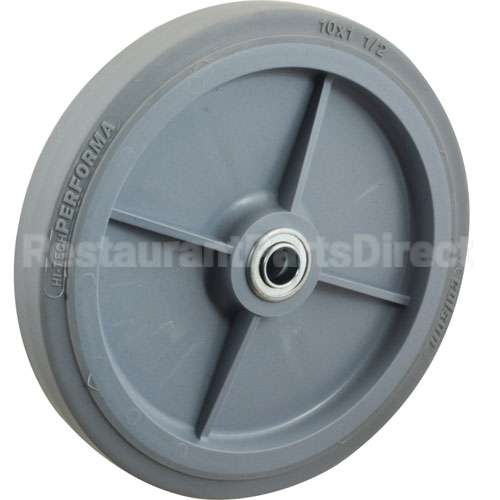 H06002 Compatible Cambro Wheel10", Gray, W/ Nut