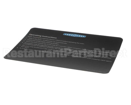 HCT-4111 Turbochef Label, Operating Instruction, Hhc2020