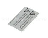 HCT-4176 Turbochef Label, Hhc 2020, Do Not Connect To Circu