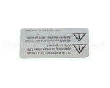 HCT-4176 Turbochef Label, Hhc 2020, Do Not Connect To Circu