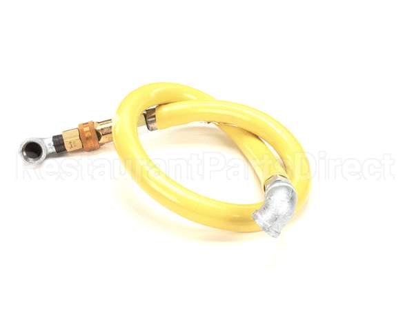 HG-4D-48 T&S Brass Gas Hose W/Quick Disconnect, 3/4 Npt, 48