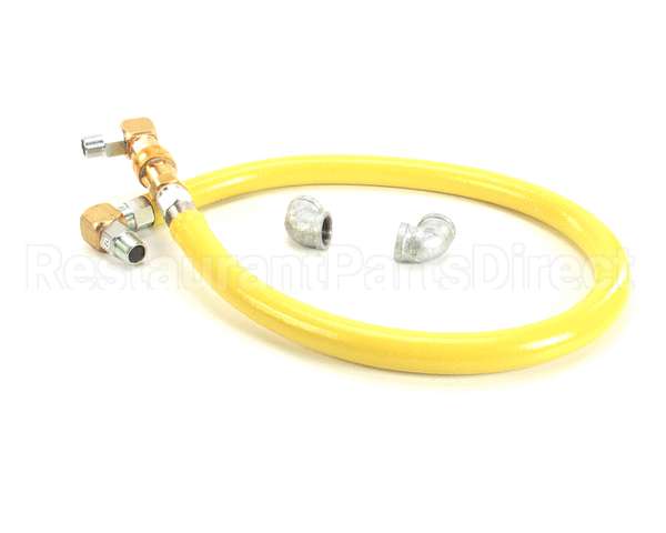 HG-4D-48S T&S Brass Gas Hose W/Quick Disconnect, 3/4 Npt, 48