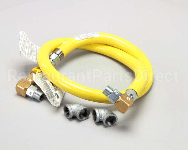 HG-4D-60S T&S Brass Gas Hose W/Quick Disconnect, 3/4 Npt, 60