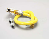 HG-4E-48S T&S Brass Gas Hose W/Quick Disconnect, 1 Npt, 48 L