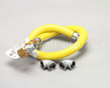 HG-4E-48S T&S Brass Gas Hose W/Quick Disconnect, 1 Npt, 48 L